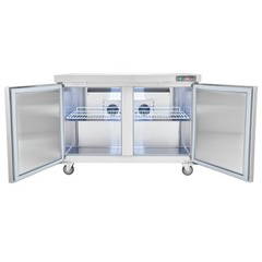 VEVOR 48″ Commercial Frozen Refrigerator Sandwich & Salad Prep Table 12.9 Cu. Ft