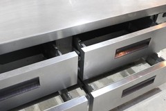 Hoshizaki CR72A 72.5″, 4-Drawer Refrigerated Chef Base- NSF