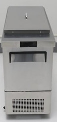 NEW 1 Door 17″ Refrigerated Prep Table Cooler w/ Night Cover NSF Atosa #1783