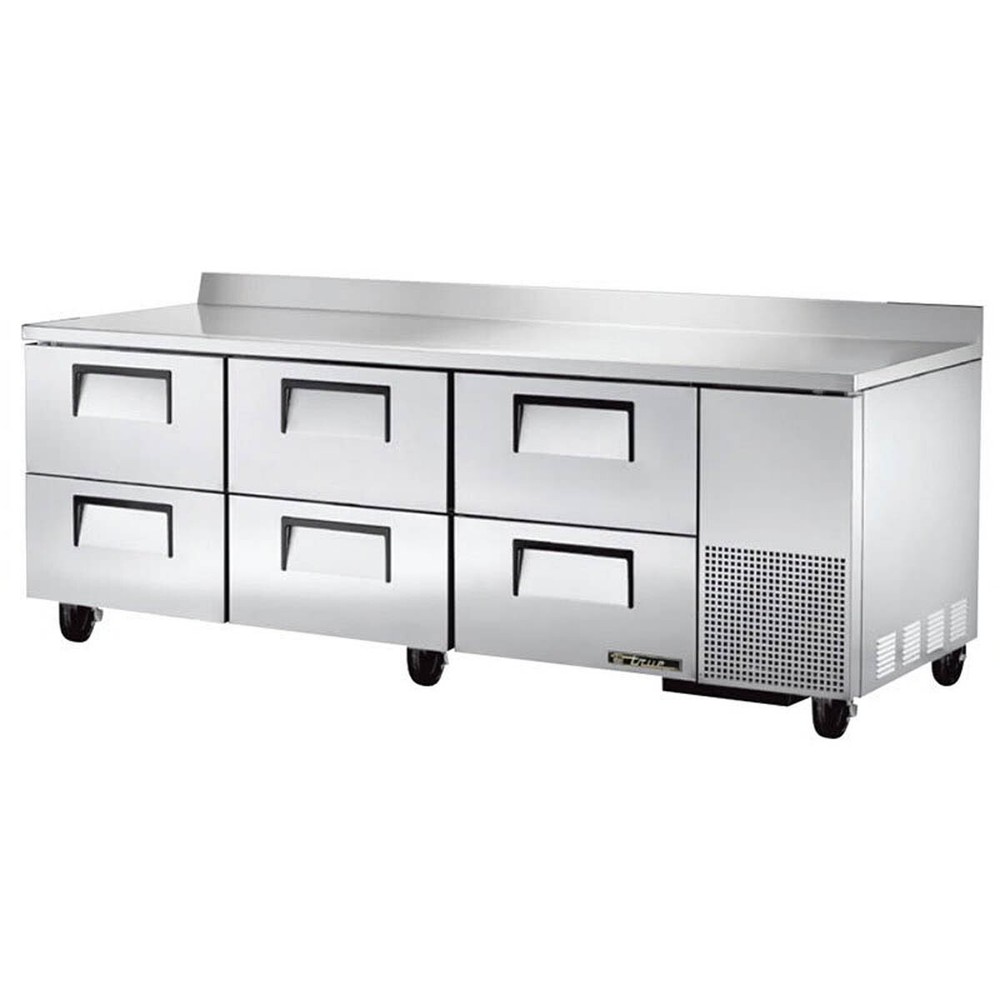 True TWT-93D-6-HC 93″ Six Drawered Deep Worktop Refrigerator, 31 Cu. Ft.