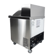 NSF 28″ W Single Door Mega Top Sandwich/Salad Prep Table Cooler 12 Pan