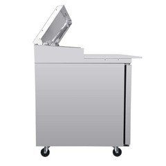 67″ Commercial Pizza-Sandwich Prep Table Fridge Durable Stainless Steel,20.3Cuft