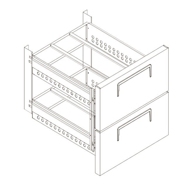 ATOSA MPF8204227010 – DRAWER KIET FOR PREP TABLE MPF8201GR- 44″ PIZZA PREP TABLE