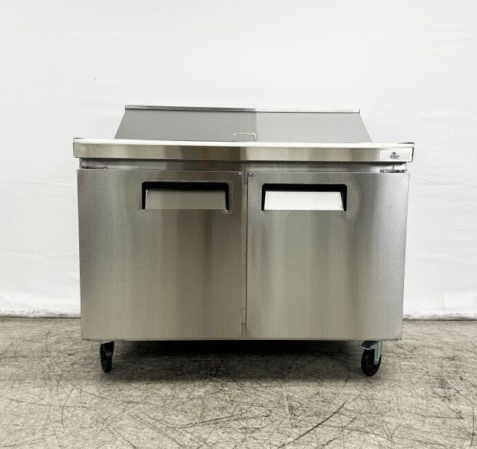 NEW 48″ Commercial Refrigerated Prep Table Sandwich Salad Pizza Cooler NSF ETL
