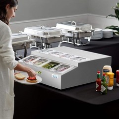 28″ Countertop Refrigerated Prep Rail