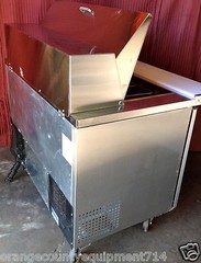 NEW 2 Door 48″ Refrigerated Mega Top Prep Table Cooler NSF Atosa MSF8306GR #1229