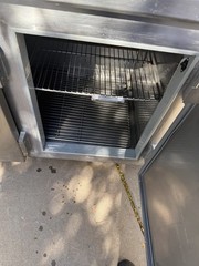 Commercial Stainless Steel Refrigerated Prep Table 3 Doors Standard Top