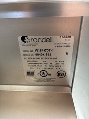 60″ Mega Top Refrigerated Sandwich Topping Prep Station Randell 9040K-513 NSF