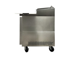71″ Sandwich Prep Table 2 Door Pizza Cooler 9 Pan in Stainless Steel NSF ETL