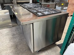 60″ Mega Top Refrigerated Sandwich Topping Prep Station Randell 9040K-513 NSF