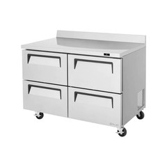 Turbo Air TWR-48SD-D4-N 48″ Two Section WorkTop Refrigerator, 4 Drawers, 12.0…