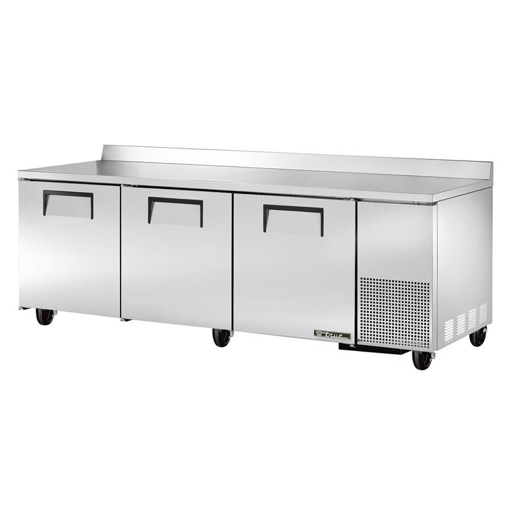 True TWT-93-HC 93″ Solid Three Deep Door Worktop Refrigerator, 31 Cu. Ft.