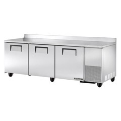 True TWT-93-HC 93″ Solid Three Deep Door Worktop Refrigerator, 31 Cu. Ft.