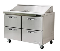 Blueair Four Drawer 60″ Refrigerated Sandwich/Salad Prep Table, BLPT60-D4-HC