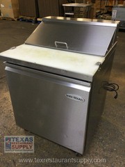 Serv-Ware SP29-8-HC 27” One Door Sandwich Salad Prep table With Casters