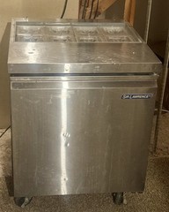 Sir Lawrence Refrigerated Prep Table Stainless Steel 1 Door Standard Top