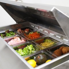 93” 3 Door Refrigerated Pizza Prep Table Commercial Stainless Steel 30.8 cu.ft.