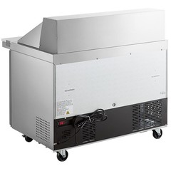 VORTEX Refrigeration Commercial 48″ 2 Door 12 Pan Sandwich Prep Table