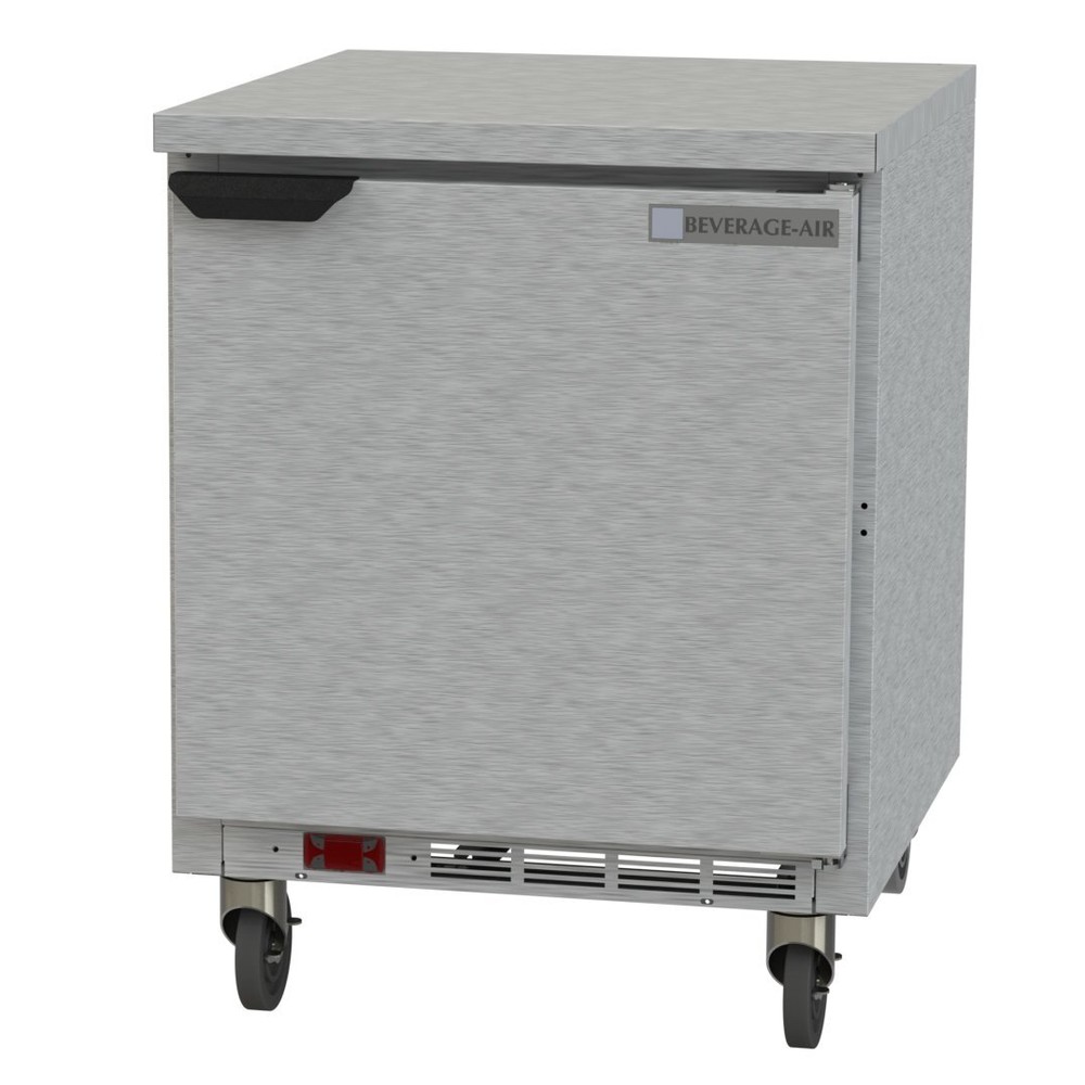 Beverage Air WTR27AHC-FLT 27″ 1-Section Worktop Refrigerator w/ 1 Door, 6.13 …