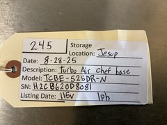 Chef Base Turbo Air TCBE-52SDR Refrigerator 2 Drawers 115V 1ph TESTED