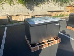 NEW 48″ Refrigerated Prep Table Refrigerator 18 Bin Pop Up Cover NSF UL
