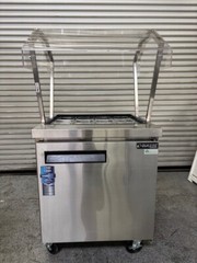 NEW 29″ Salsa Bar Mega Top Refrigerated Topping Station NSF Cooler Dukers 12 pan