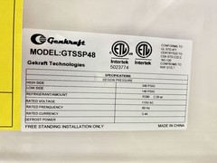 NEW 48″ Refrigerated Sandwich Food Prep Table GenKraft GTSSP48 NSF Cooler #3705