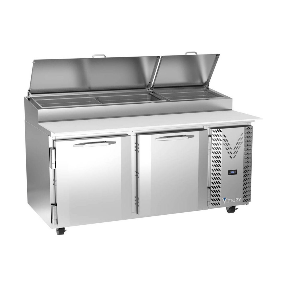 Victory VPP67HC 67″ Refrigerated Pizza Prep Table