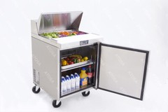 NEW 1 Door 28″ Refrigerated Prep Table Stainless Steel NSF Atosa MSF8301GR #2224
