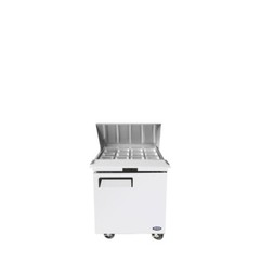 Atosa MSF8305GR 27″ Mega Top Salad Sandwich Prep Station Table 12 Pan, 8 Cu.Ft.
