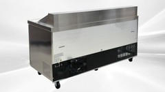NEW 72″ Commercial Double Lid Refrigerator Prep Table Sandwich Pizza NSF ETL