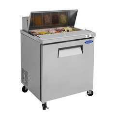 Commercial Refrigerator 29″ Sandwich Salad Prep Table 1 Door w/8 Pan Capacity