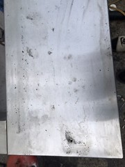 48” used 2 Door Commercial Refrigerated Sandwich Prep Table Works need Repairs
