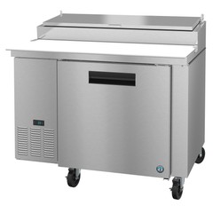 Hoshizaki PR46B 46″ Steelheart Series One Section Refrigerated Pizza Prep Tab…