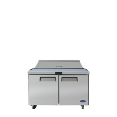 Atosa MSF8302GR 48″ Two Section Salad Sandwich Prep Table Refrigerator