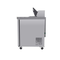 93″ Commercial Pizza-Sandwich Prep Table Fridge Durable Stainless Steel,30.8Cuft