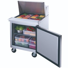 29″ Sandwich Prep Table Commercial 8 Pan Salad Food Refrigerator