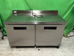 2023 Model Hoshizaki WF60B 60″ 2-Section Worktop Freezer w/ 2 Doors, 15cuft 2478