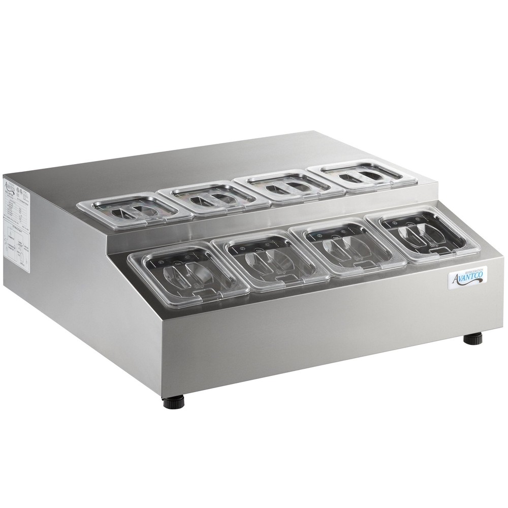 28″ Countertop Refrigerated Prep Rail