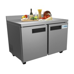 Koolmore FWT-2D-12C 47″ 2-Section WorkTop Freezer w/ 2 Doors, 3.5″ Backsplash…