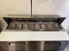 Used Turbo Air TST-60SD-D4-N 60″ 4 Drawer Refrigerated Sandwich Prep Table 120V