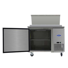 44″ 10.9 Cu.ft Commercial Prep Table Refrigerator 1 door Refrigerated Storage