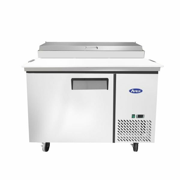 Atosa USA MPF8201GR 44″ One Section Refrigerated Pizza Prep Table, 9.7 cu. ft.