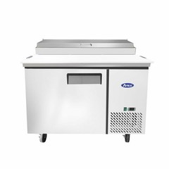Atosa USA MPF8201GR 44″ One Section Refrigerated Pizza Prep Table, 9.7 cu. ft.