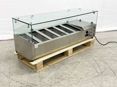 48″ Countertop Refrigerated Prep Cooler Table Stainless Steel Sandwich NSF