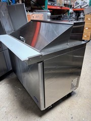 48″ Mega Top Refrigerated Sandwich Prep Table Atosa NSF Topping Cooler #5152