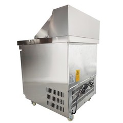 Commercial Sandwich Salad Prep Table Refrigerator 163L 110V Food Cooler Single D