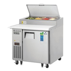 Everest EPPR1 35″ One Section Refrigerated Pizza Prep Table, 9.0 cu. ft.