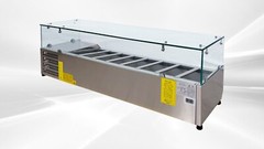 60″ Countertop Refrigerated Prep Cooler Table Stainless Steel Sandwich NSF