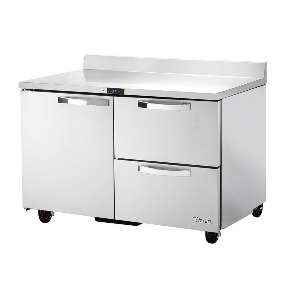True TWT-48D-2-HC~SPEC3 48″ Solid Door & Two Drawered Worktop Refrigerator, 1…